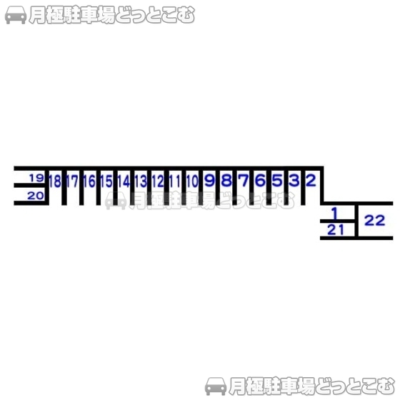 静岡市葵区土太夫町28の月極駐車場1