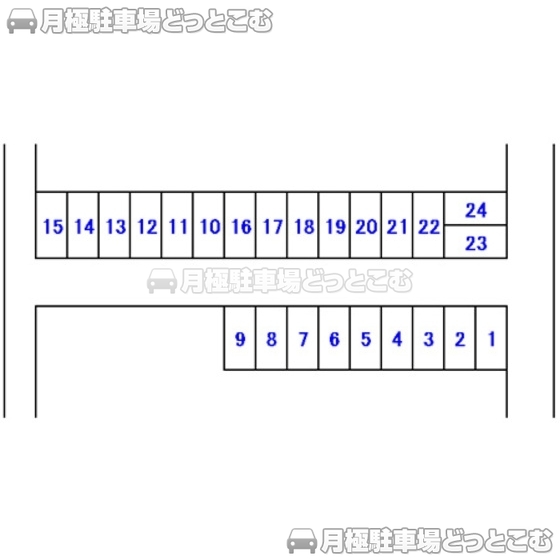 静岡市葵区川越町3-6の月極駐車場1