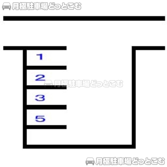 静岡市葵区新富町3丁目17の月極駐車場1