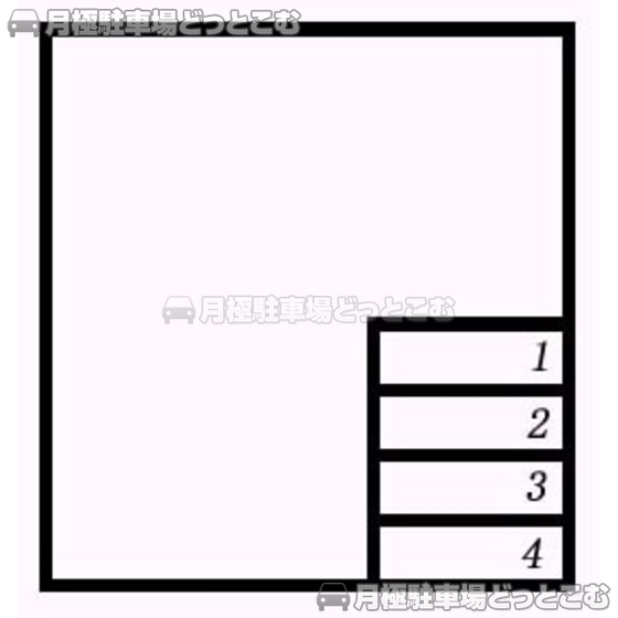 静岡市葵区若松町111-3の月極駐車場1