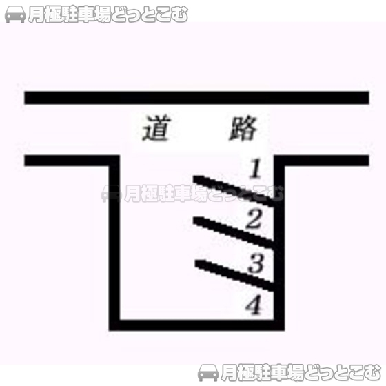 静岡市葵区瀬名中央2丁目942-3の月極駐車場1