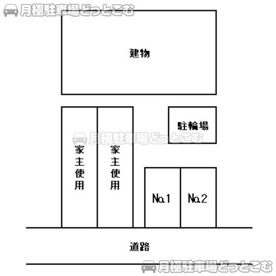 静岡市葵区田町4丁目49-15の月極駐車場1