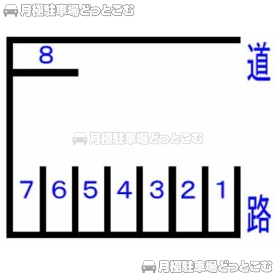 静岡市駿河区馬渕3丁目5-16の月極駐車場1