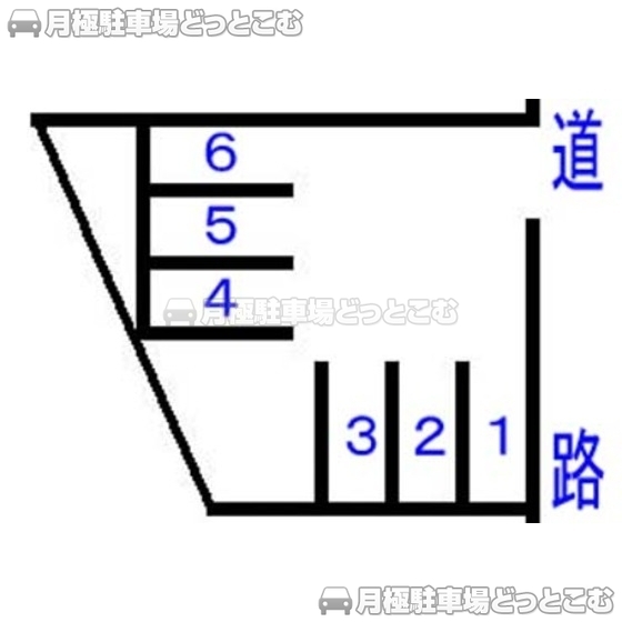静岡市駿河区小鹿807-12の月極駐車場3