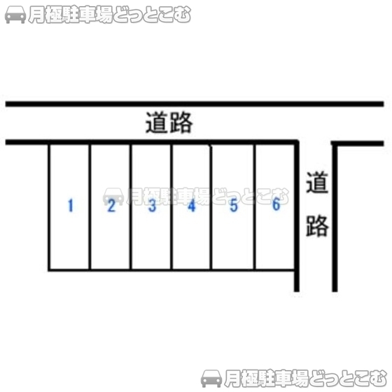 静岡市駿河区新川1丁目110-6･-10の月極駐車場1