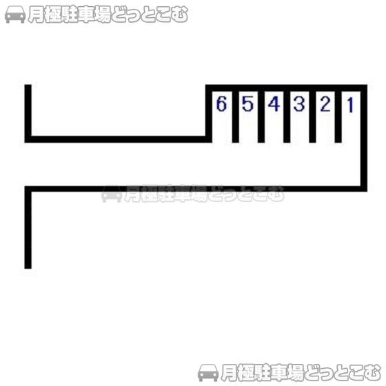 静岡市葵区上新富町4-9の月極駐車場1