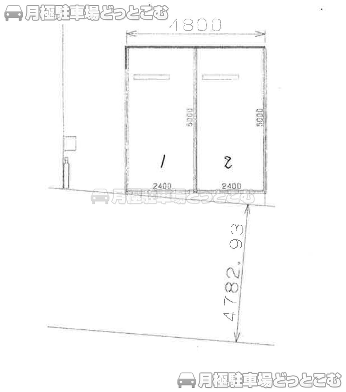 練馬区錦1-5-20の月極駐車場1