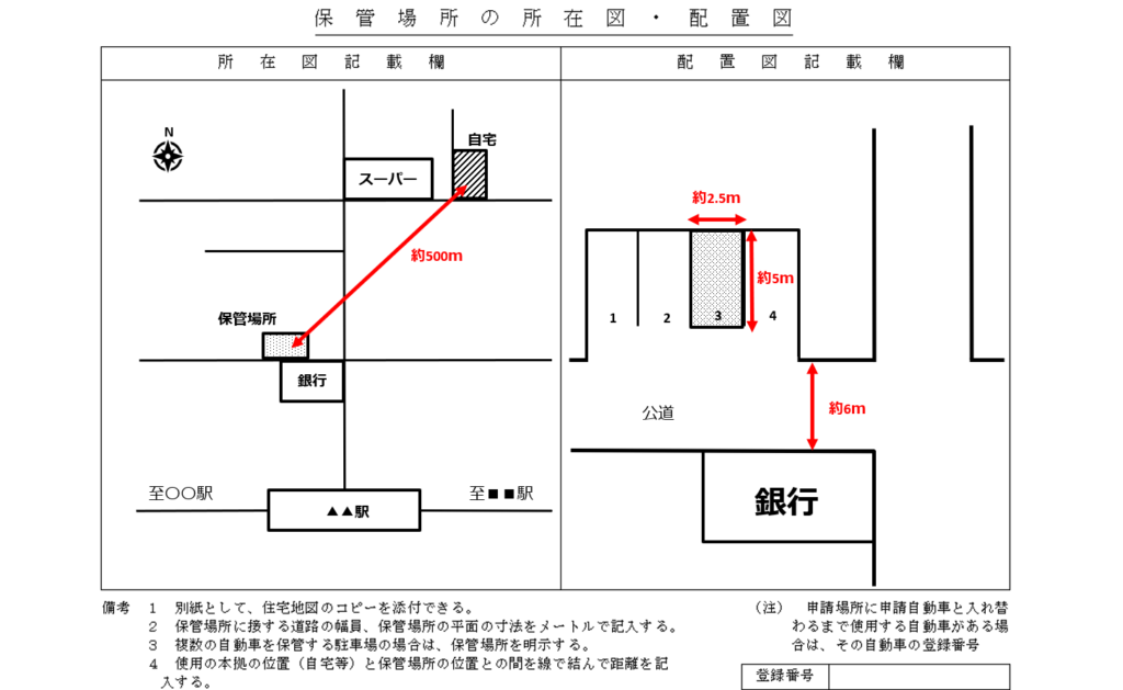 地図・配置図例