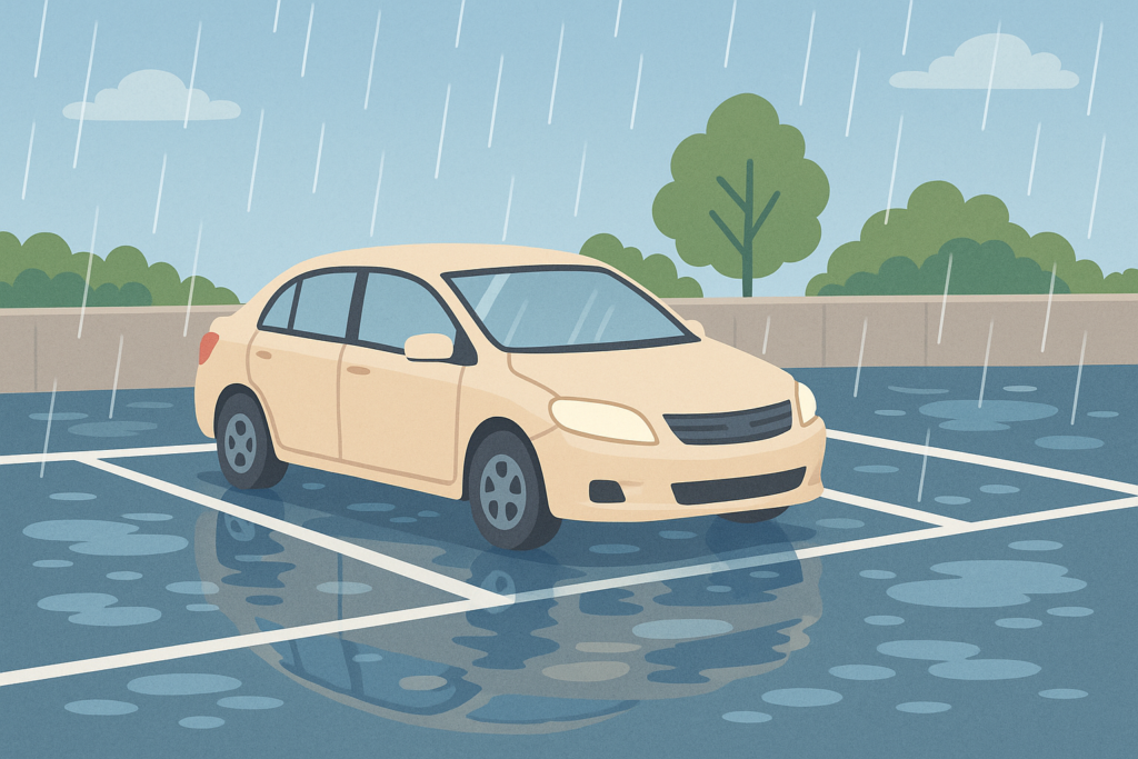 梅雨前の確認ポイント｜契約前に見るべき「水たまり」と「傾斜」の話
