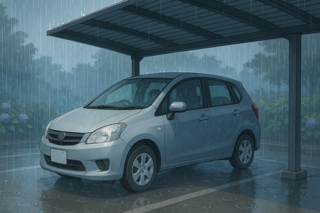 梅雨の月極駐車場！屋根付きの探し方・料金・契約ガイド